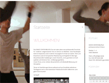 Tablet Screenshot of dancecenter-bielefeld.de